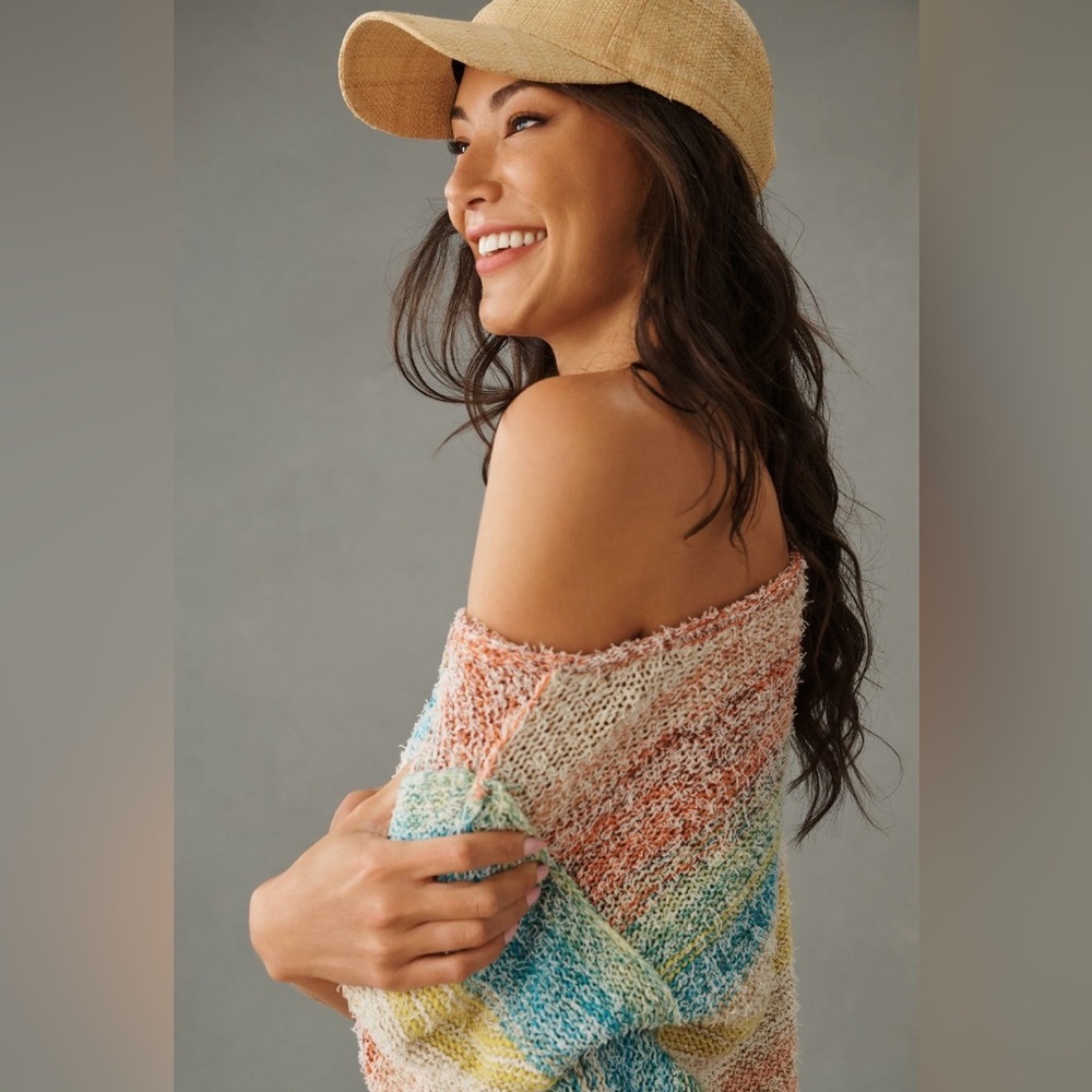 Anthropologie Pilcro Beach Sweater Tee Size Small Nwt